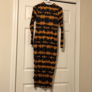 Missguided long sleeve bodycon dress